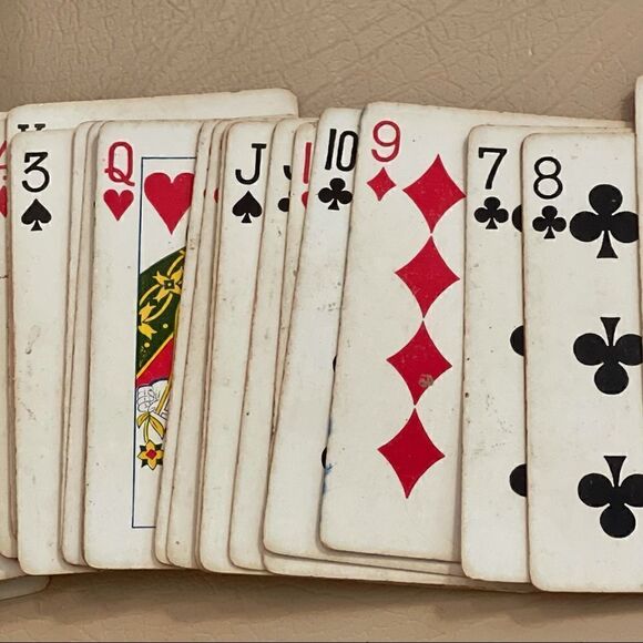 Congress Boxed Bridge Set Vintage Bridge Score Pad Book Bicycle Card Tray Bundle - Picture 13 of 16